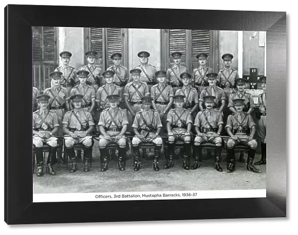 officers 2nd battalion mustapha barracks 1936-37