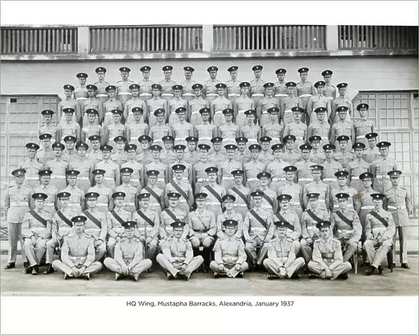 hq wing mustapha barracks alexandria january 1937
