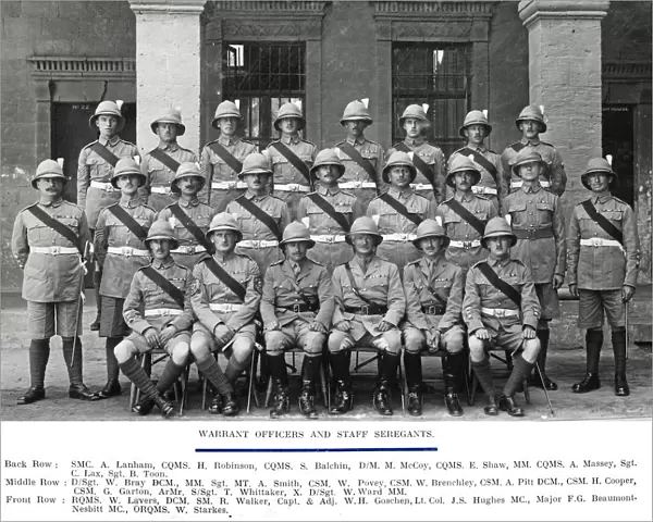 warrant officers and staff sergeants langham
