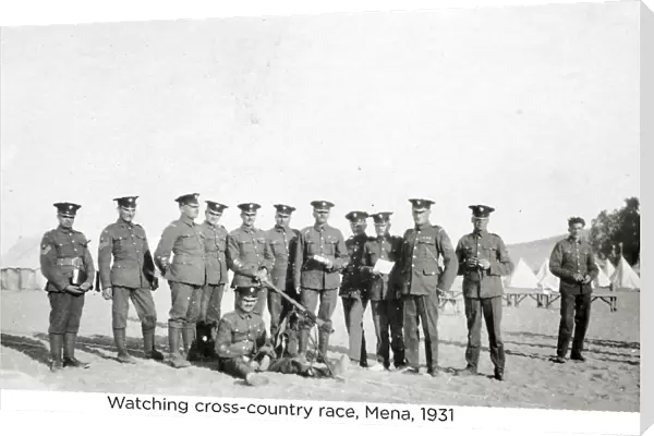 watching cross-country race mena 1931
