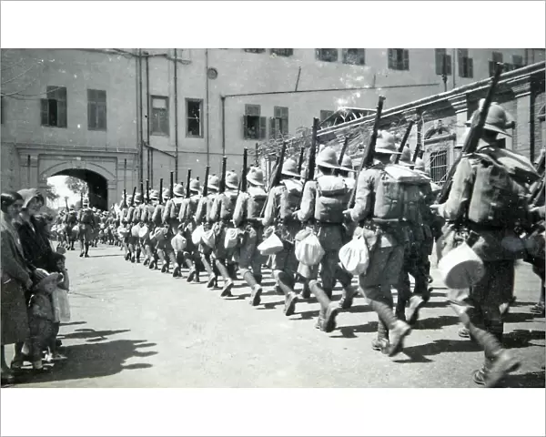 the kings company returning from mena camp