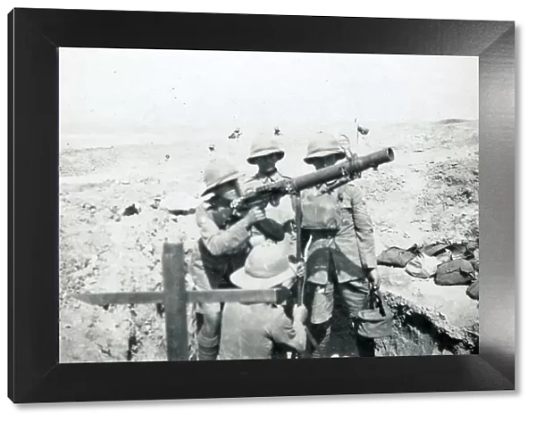 battalion hq aa gun suez road 1931