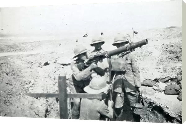 battalion hq aa gun suez road 1931