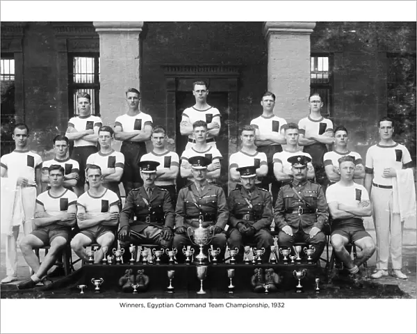 winners egyptian command team championship 1932