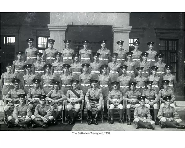the battalion transport 1932
