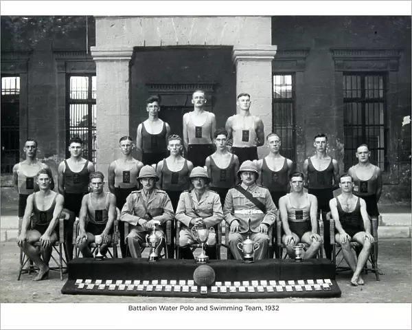 battalion water polo and swimming team 1932