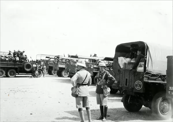 battalion manoeuvres 1935 rasc transport