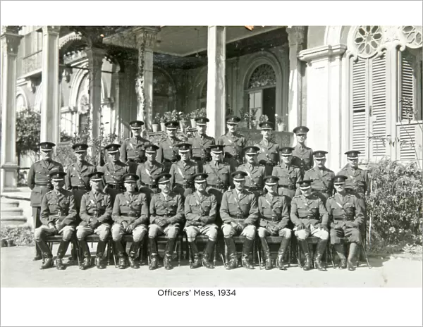 officers mess 1934. officers mess, 1934, Album 45, Grenadiers2237