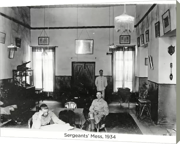 sergeants mess 1934