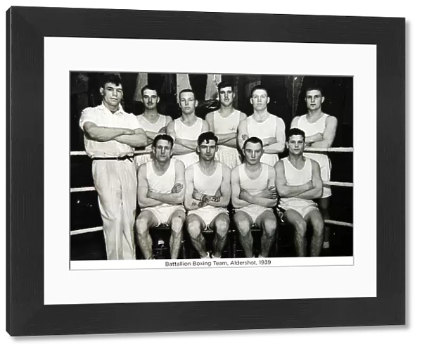 battallion boxing team aldershot 1939