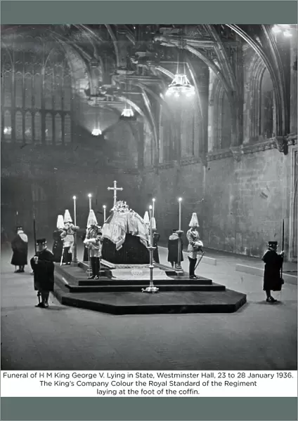 funeral of h m king george v lying in state westminster hall