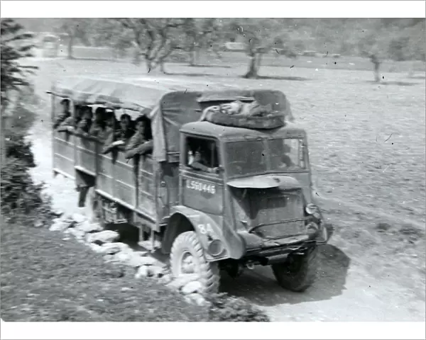 3rd battalion tcws leaving for cassino
