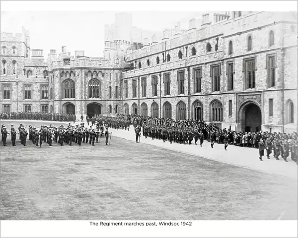 the regiment marches past windsor 1942