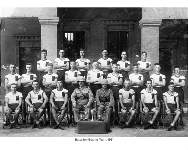 battalion boxing team 1931