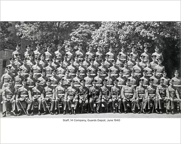 staff 14 company guards depot june 1940