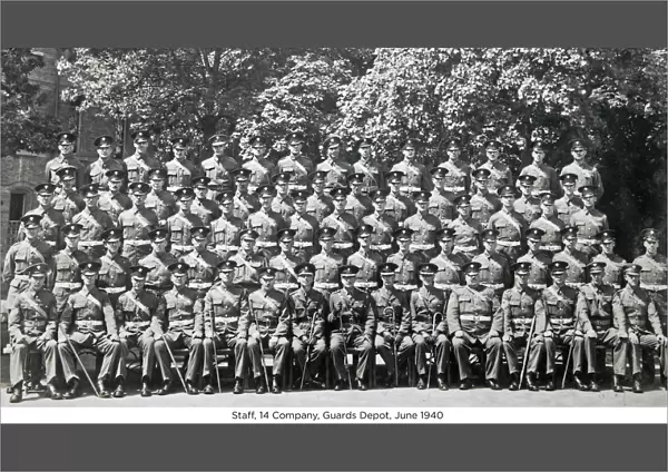 staff 14 company guards depot june 1940