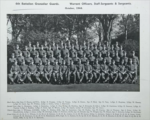 6th battalion warrant officers staff-sergeants
