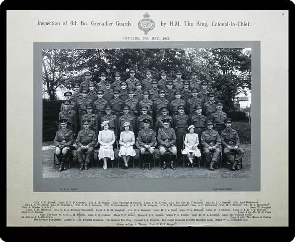 inspection 6th battalion officers 27 may 1942