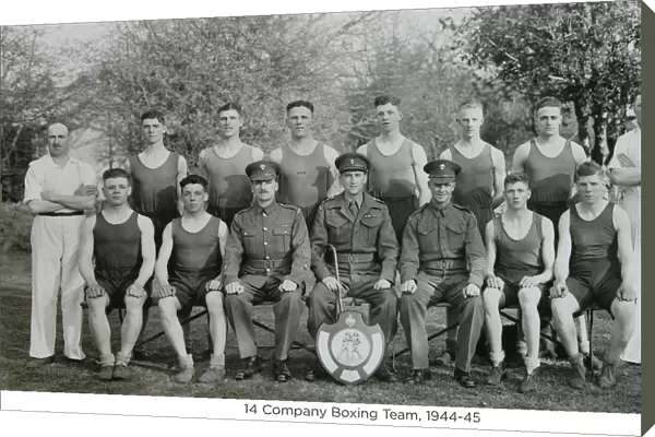 14 company boxing team 1944-45