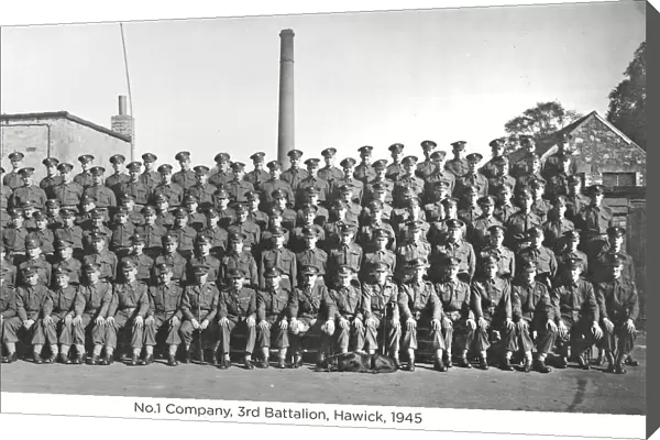 no. 1 company 3rd battalion hawick 1945
