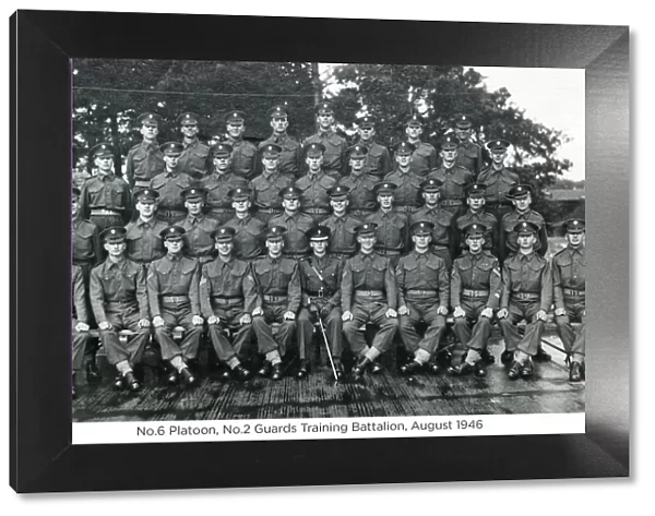 no. 6 platoon no. 2 guards training battalion august 1946