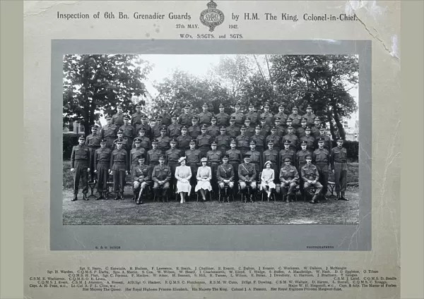 inspection 6th battalion 27 may 1942 warrant officers
