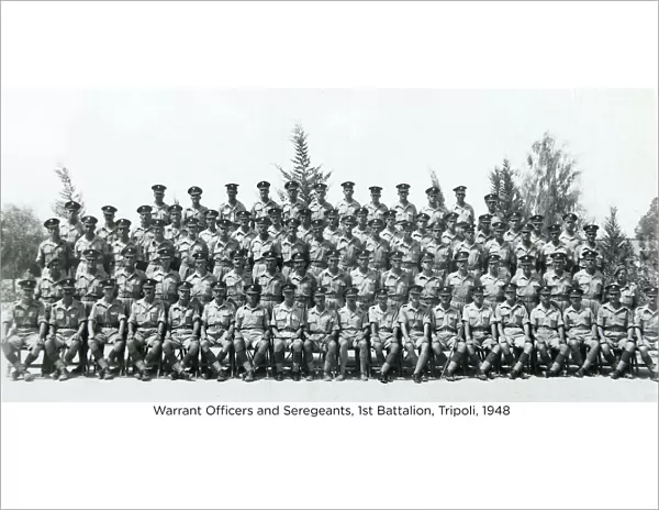 warrant officers and seregeants 1st battalion