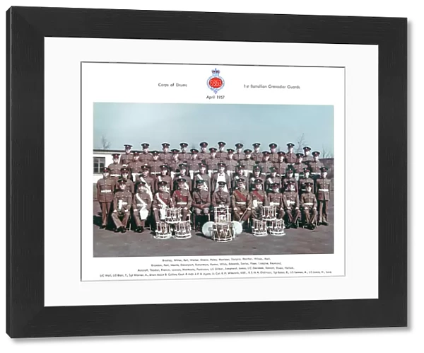 corps of drums 1st battalion apriul 1957 bradley