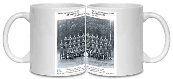1956 winners of shield for best all-round mmg platoon