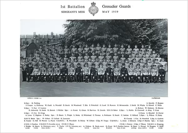 Sergeant's Mess 1st Battalion May 1959