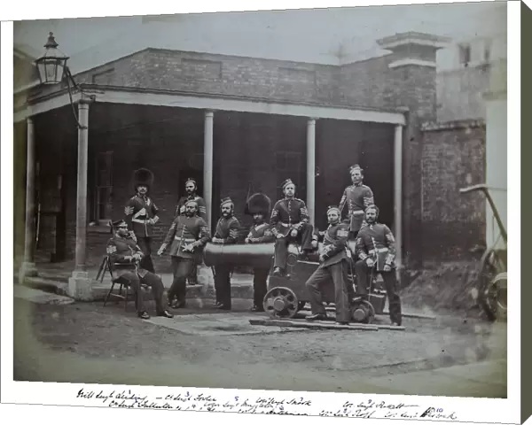 Pay Sergeants, 2nd Battalion, Windsor1861 Album 6 Grenadier0408