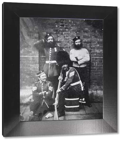 Pioneer sergeants, 3rd Battalion c1857 Album 6, Grenadiers 0456