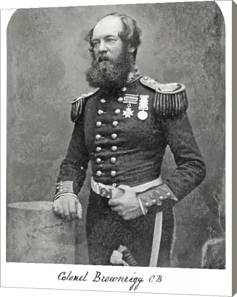 colonel brownrigg cb 1855