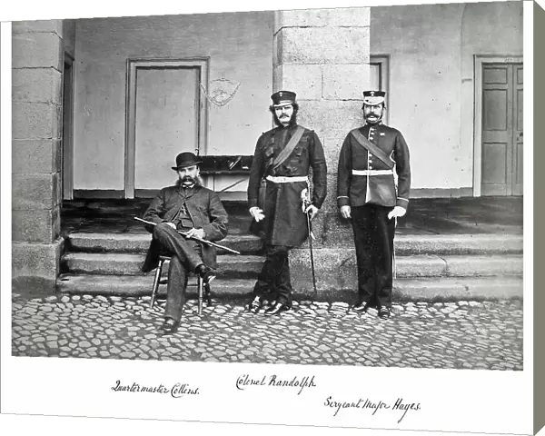 3rd Battalion, QM, Colonel and SM. Dublin 1868 Album 75