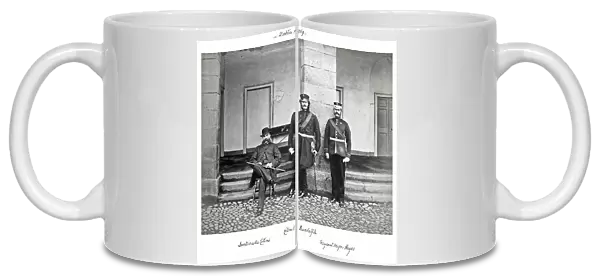 3rd Battalion, QM, Colonel and SM. Dublin 1868 Album 75