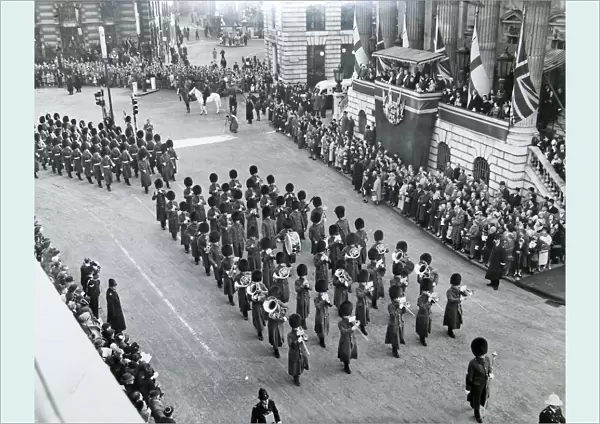 1st battalion marching party lord mayors show