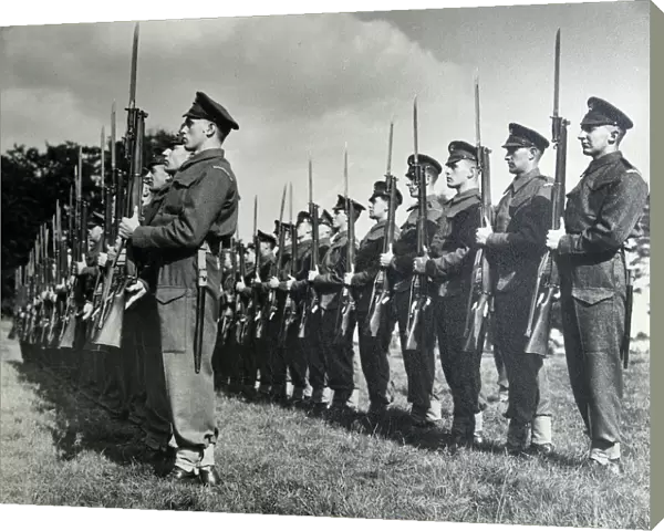 3rd battalion after dunkirk inspected by prime minister