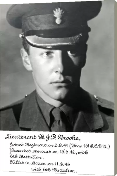 lt b j d brooke, Album Memorial WW2 1, Grenadiers4014