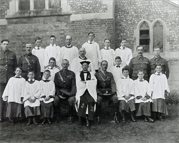 guards depot chapel choir c. 1914-18