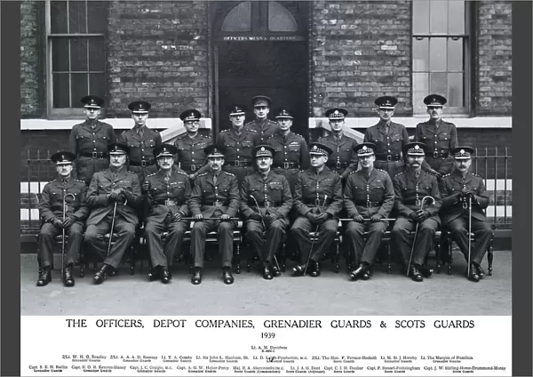 1939 officers depot companies grenadier guards scots guards