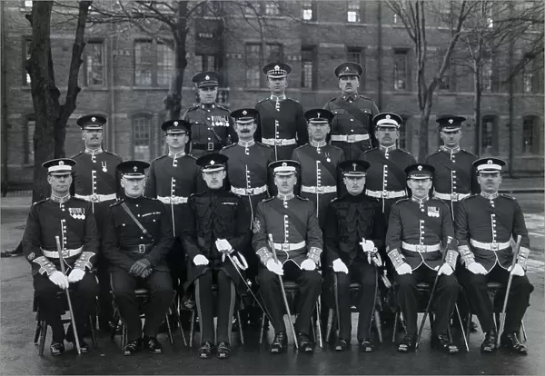 guards depot warrant officers january 1937 coleman