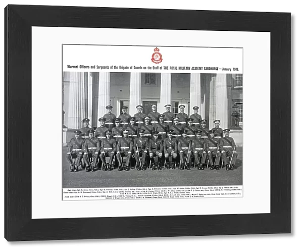 1949 warrant officers sergeants brigade of guards