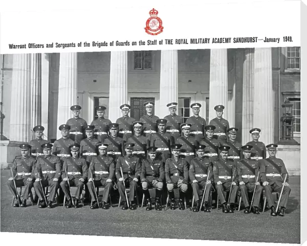 1949 warrant officers sergeants brigade of guards