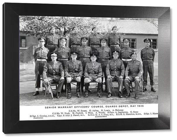 1946 senior warrant officers course guards depot