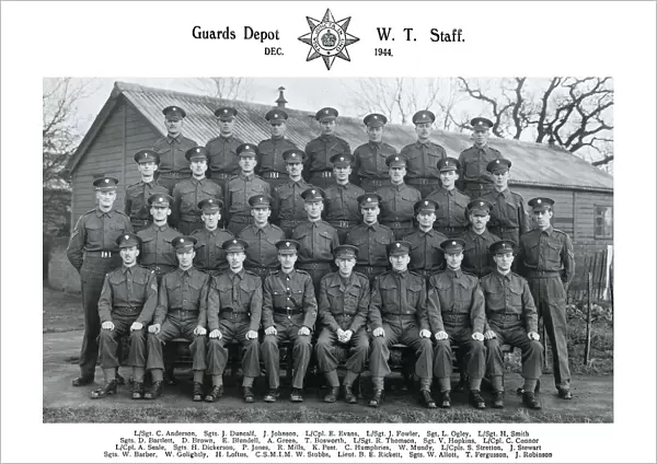 guards depot w t staff december 1944 anderson