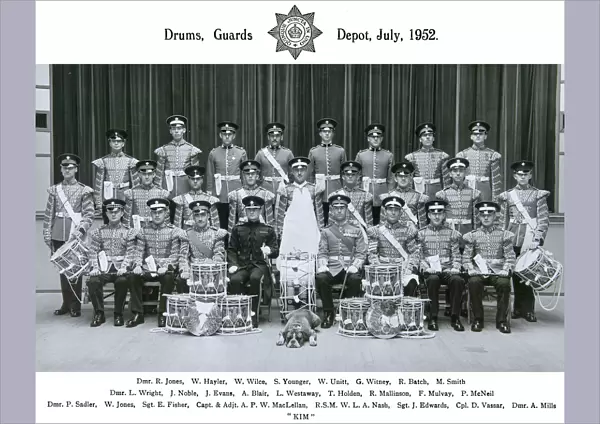 drums guards depot july 1952 jones hayler wilce
