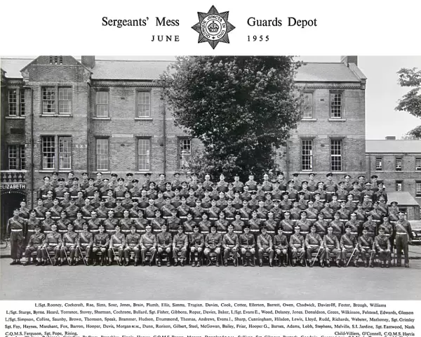 sergeants mess guards depot june 1955