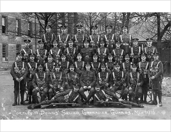 cpl g w downs squad march 1916