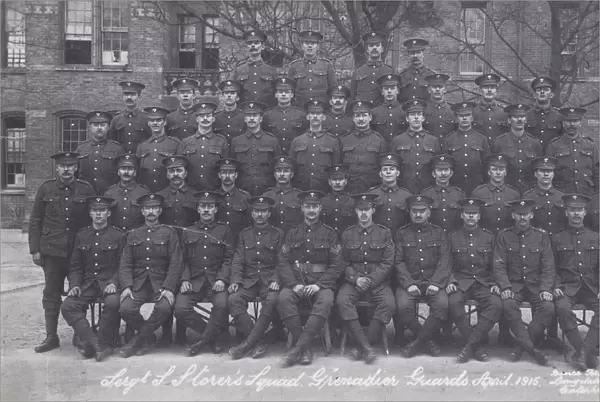 sgts storers squad april 1915 caterham