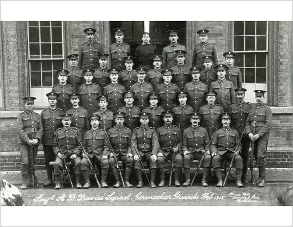 sgt a d davies squad february 1915